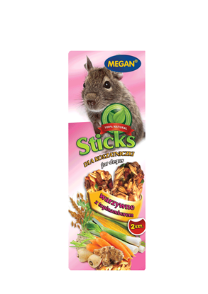 Изображение Megan Sticks dla koszatniczki warzywne z tominamburem 2 szt. 90g - ME116