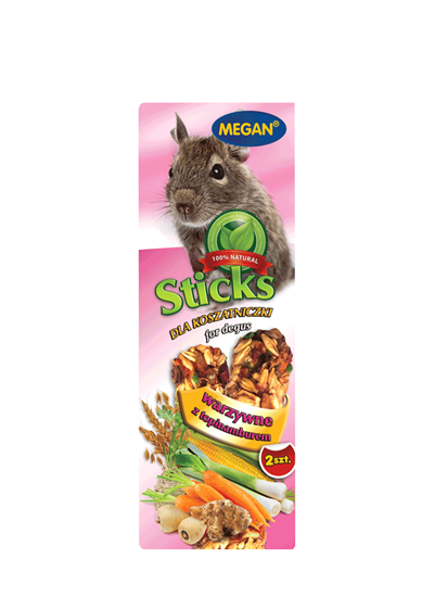 Picture of Megan Sticks dla koszatniczki warzywne z tominamburem 2 szt. 90g - ME116