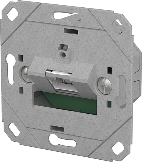 Picture of Metz Connect E-DAT C6A LSA++ Dose, 1 Port, UP0, metallisch