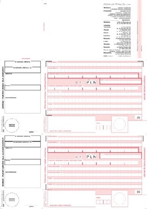 Изображение Michalczyk & Prokop D POLEC.PRZELEW.A4 2-ODC.Z.POT.F-111-2 DRUK POLECENIE PRZELEWU - F-111-2