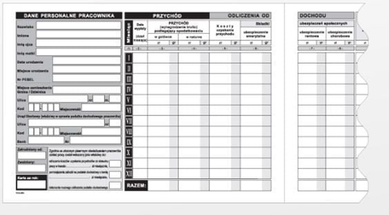 Изображение Michalczyk & Prokop Kartoteka magazynowa A5 50 kartek (344-3)