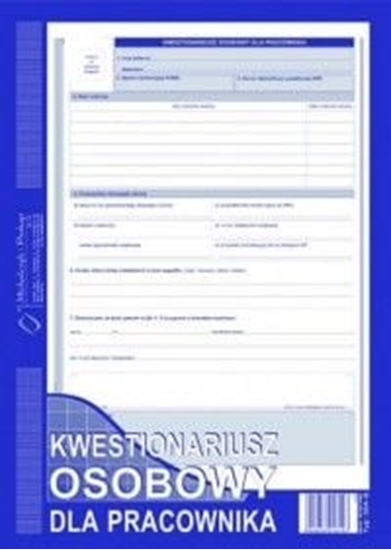 Picture of Michalczyk & Prokop Kwestionariusz osobowy 504-B