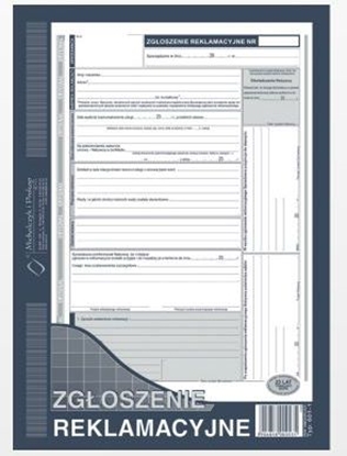 Picture of Michalczyk & Prokop Zgoszenie reklamacyjne A4 39 kartek (601-1)