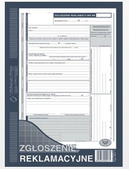 Picture of Michalczyk & Prokop Zgoszenie reklamacyjne A4 39 kartek (601-1)