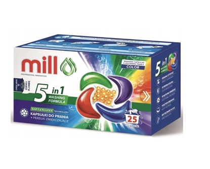 Picture of Mill Pro Color Laundry Capsules + Softening Beads 25pcs