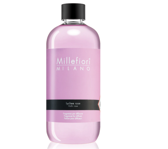 Изображение Millefiori Milano Fragrance Diffuser Lychee Rose Refill 500 ml