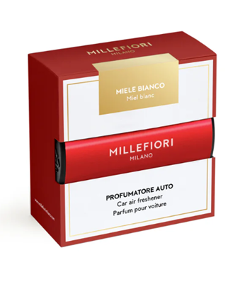 Attēls no Millefiori Milano Icon Car Air Freshener Miele Bianco