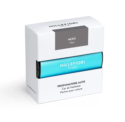 Attēls no Millefiori Milano Icon Car Air Freshener Nero Classic