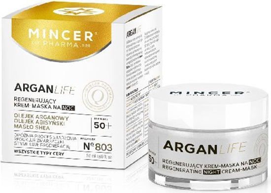 Изображение Mincer Pharma ArganLife 50+ Krem-maska na noc regenerujcy 50ml