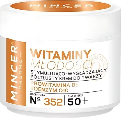 Attēls no Mincer Pharma Witaminy Modoci Krem stymulujco-wygadzajcy pótusty 50+ nr 352 50ml
