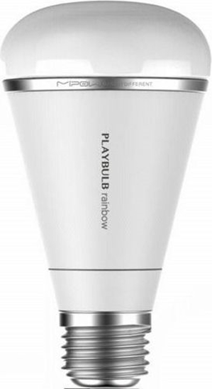 Изображение MiPow Playbulb Rainbow LED, E27, 5W (35W), RGB Lamp (BTL200-WT)