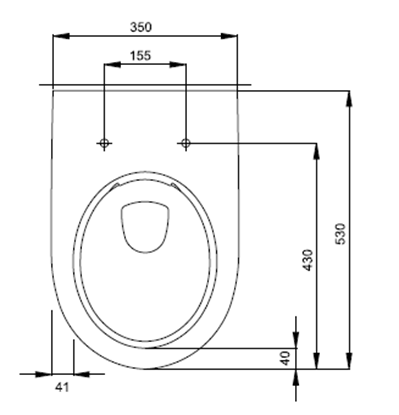 Attēls no Miska WC Koo Nova Pro Rimfree wiszca (M33120)