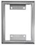 Attēls no Miwi Urmet Ramka podtynkowa do paneli 2-moduowych - 525/RP2