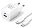 Picture of MOBILE CHARGER WALL USB +CABLE/30W 2P TZ-FEQW0-EU-01 VENTION