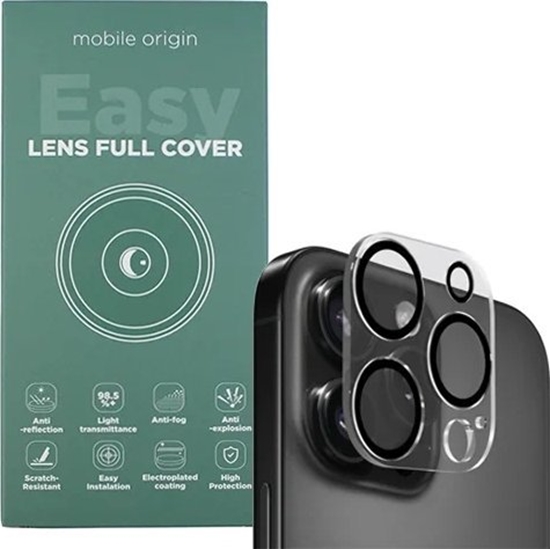 Изображение Mobile Origin Szko hartowane na aparat do Apple Easy Lens Full Cover - iPhone 13 Pro / 13 Pro Max