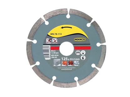 Picture of Modeco ciernica diamentowa segmentowa URAN 125mm - MN-78-113