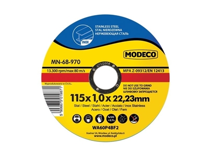 Picture of Modeco ciernica paska do cicia stali 115x1x22,23mm 50szt. - MN-68-970