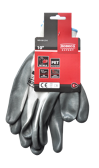 Picture of Modeco Rkawice poliestrowe 10" 12szt. (MN-06-214)