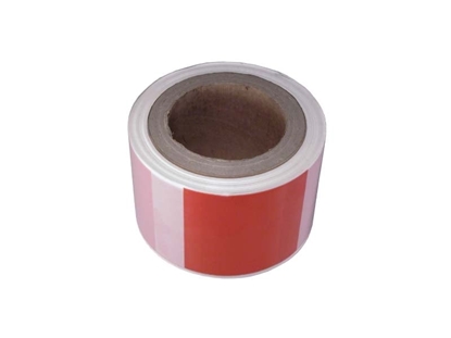 Picture of Modeco Tama ostrzegawcza czerwono biaa 80mm x 100m MN-05-605