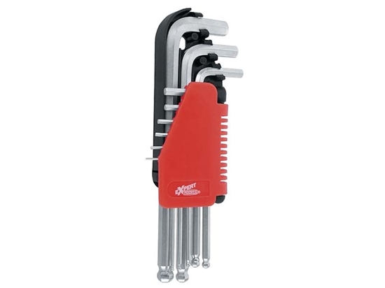 Изображение Modeco Zestaw kluczy imbusowych hex typ L 1,5-10mm z kulk 9szt. (MN-54-119)