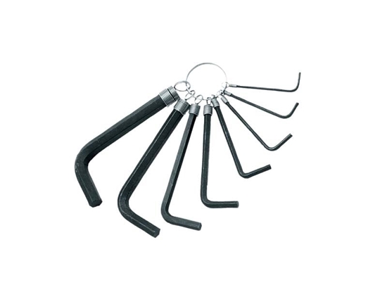 Изображение Modeco Zestaw kluczy imbusowych hex typ L 2-10mm 8szt. (MN-54-100)