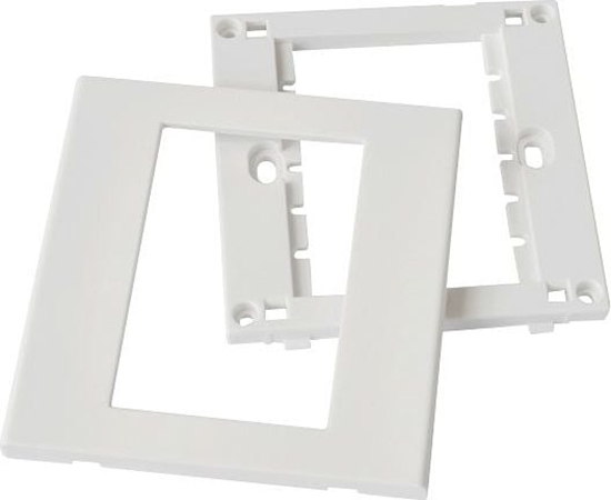 Изображение Montāžas plāksne, 86x86mm, balts, Value