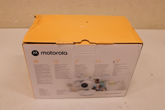 Picture of Motorola SALE OUT. VM55 5.0" Portable Video Baby Monitor with Flexible Crib Mount, White | Portable Video Baby Monitor with Flexible Crib Mount | VM55 5.0" | 5" LCD colour display with 480 x 272px resolution; 5 preloaded lullabies; Remote pan, tilt a