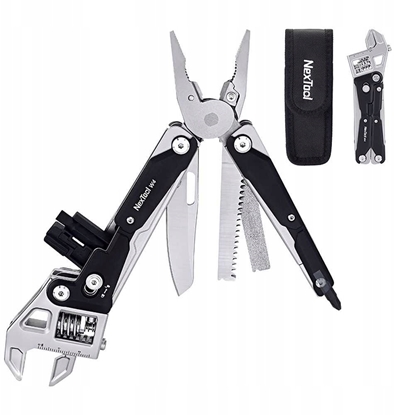 Изображение Multitool NexTool W4 11w1 z kluczem nastawnym typu francuz