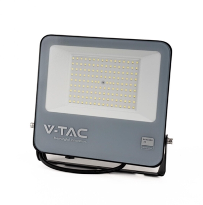 Изображение Nawietlacz V-TAC Projektor LED CREE CHIP 100W 135lm/W czarna obudowa przewód 1m IP65 VT-44101 4000K 11480lm 6 lat gwarancji