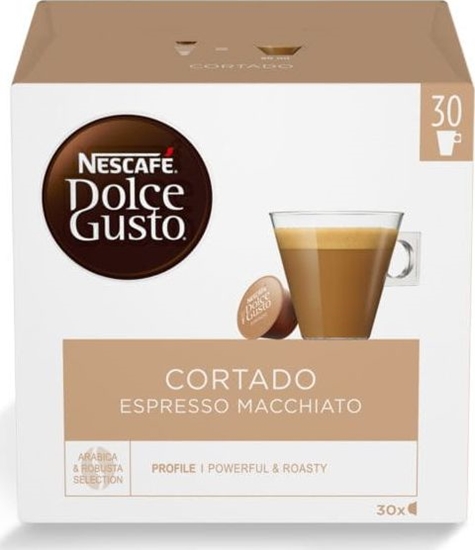 Изображение Nescafe Kapsuki Cortado Espresso Macchiato do Dolce Gusto 30 szt.