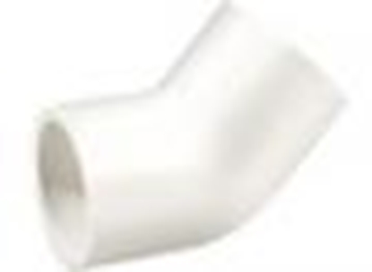 Attēls no Nibco Kolano 45° PCV-U KW/KW 1/2" - 417-005