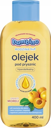 Изображение Nivea Bambino Rodzina Olejek pod prysznic hiperdelikatny - zapach Moreli 400ml