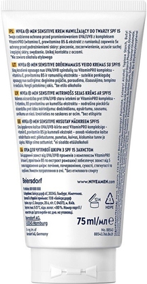 Picture of Nivea MEN Krem 75ml Sensitive do twarzy SPF15