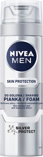 Picture of Nivea MEN Pianka do golenia SILVER PROTECT 200 ml