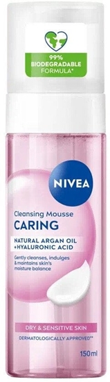 Picture of NIVEA_Cleansing Mousse Caring pianka do mycia twarzy Almond Extract 150ml