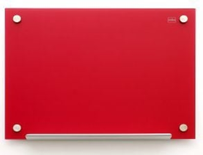 Picture of Nobo Tablica szklana Diamond 45x45, Czerwona (1903955)