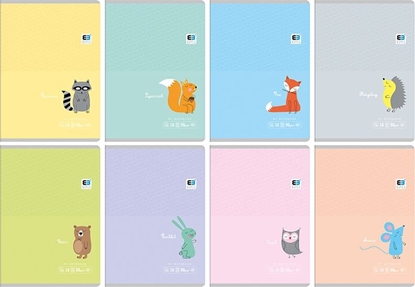 Picture of Noster Zeszyt A5/16# Black&Blue kids pastel