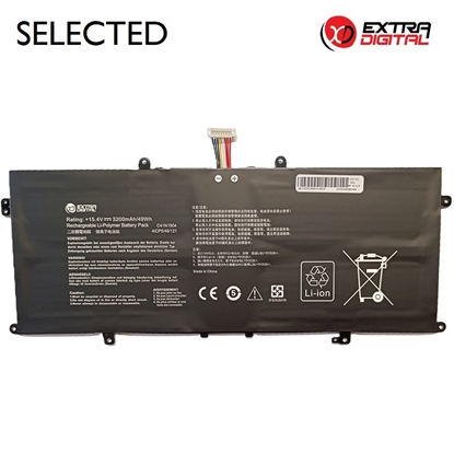 Attēls no Notebook Battery ASUS C41N1904, 3200mAh, Extra Digital Selected