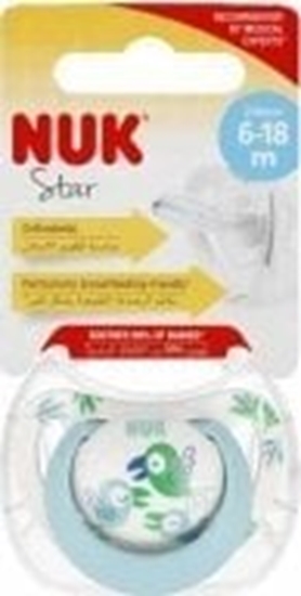 Picture of NUK SMOCZEK USP 6-18M BI/N SIL STAR 10736751 1/6