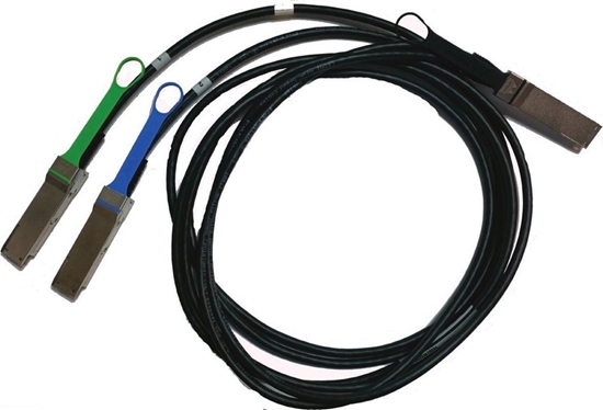 Picture of NVIDIA 200GBase Splitter do bezporedniego podczenia pasywny - QSFP56 zu QSFP56 - 2 m
