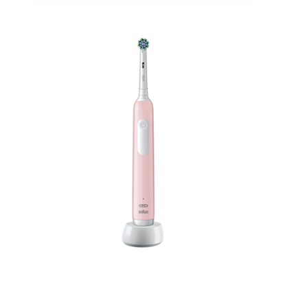 Picture of Oral-B Braun D305.513.3 Pro Series 1 Electric Toothbrush Pink Cross Action