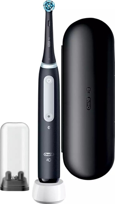 Picture of Oral-B Electric Toothbrush  iO4 Rechargeable  For adults  Number of brush heads included 1  Black  Number of teeth brushing modes 4
