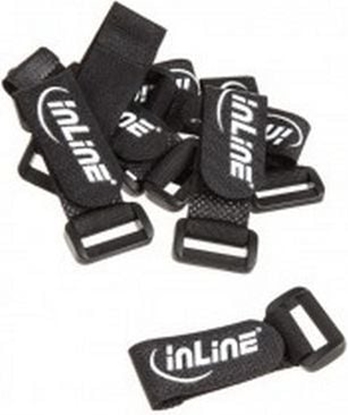 Attēls no Organizer InLine Rzep Czarny 10 sztuk  (59945E)