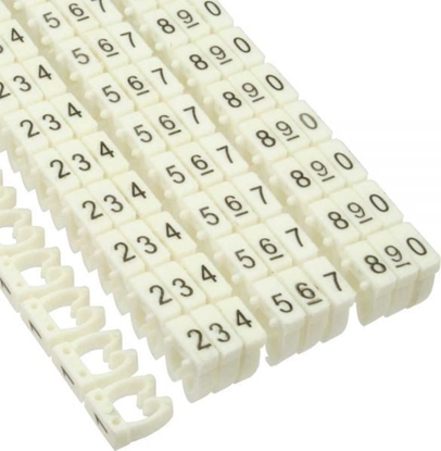 Picture of Organizer InLine Znacznik Biay 100 sztuk  (59961I)