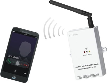 Picture of Orno Kontroler GSM do sterowania bram, z wejsciem USB, 4G