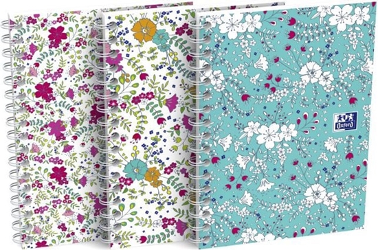 Picture of Oxford Notatnik Oxford Floral 2 spirale A6 50kartkowy 90g k5x5