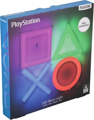 Picture of Paladone Paladone Playstation Lampka neonowa LED cienna (Neon Light Wall Mountable LED)