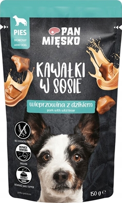 Изображение Pan Misko  Pan Misko Karma mokra dla psa Kawaki w sosie Wieprzowina z dzikiem (dorosy) 150 g
