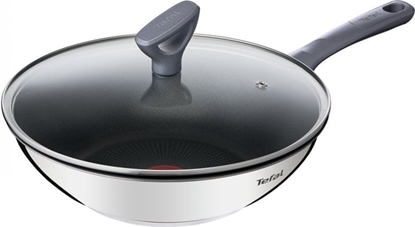 Attēls no Patelnia Tefal Tefal G7309955 Daily Cook Wok pan with lid, 28 cm, Grey