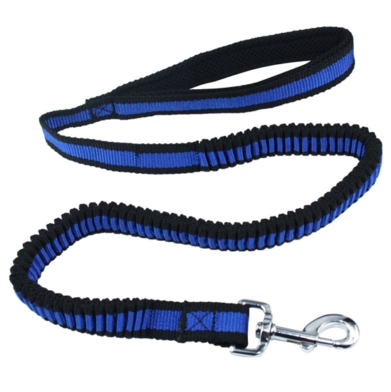 Изображение Pet Nova Smycz L-bungee Blue 2.5/120-180cm